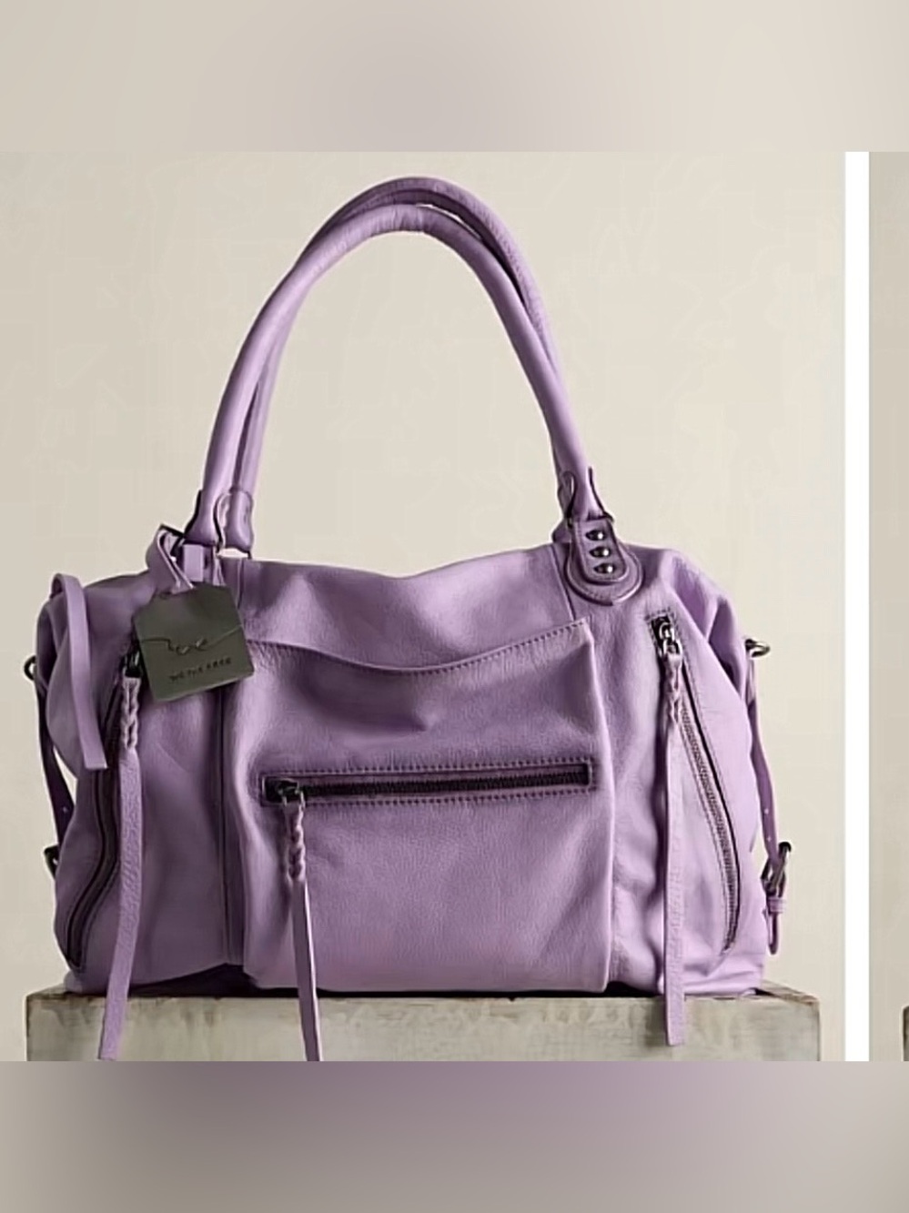 Free People Emerson Tote Bag Lilac